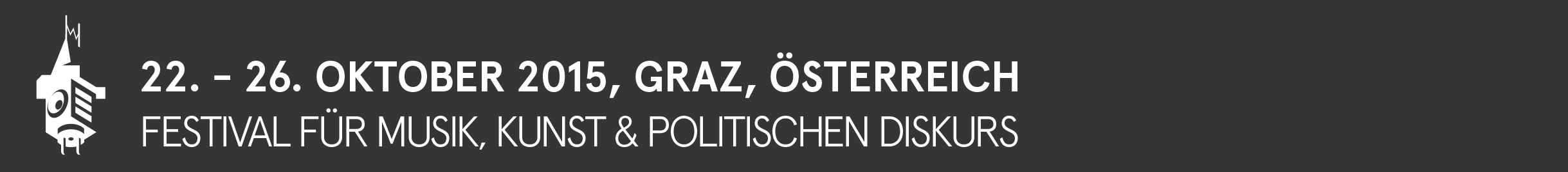 Elevate Festival 2015 - 22. bis 26. Oktober 2015 in Graz, Österreich